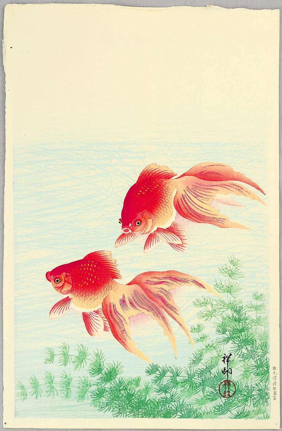 Ohara Koson - Goldfish