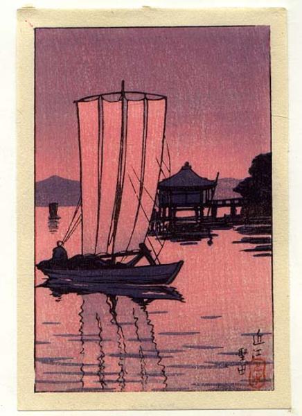 Hasui Kawase - Ohmi Ukimido