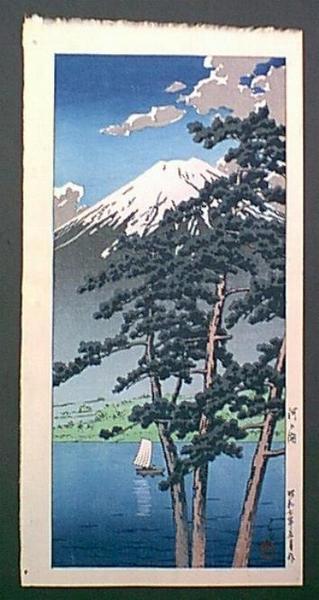 Hasui Kawase - Lake Kawaguchi