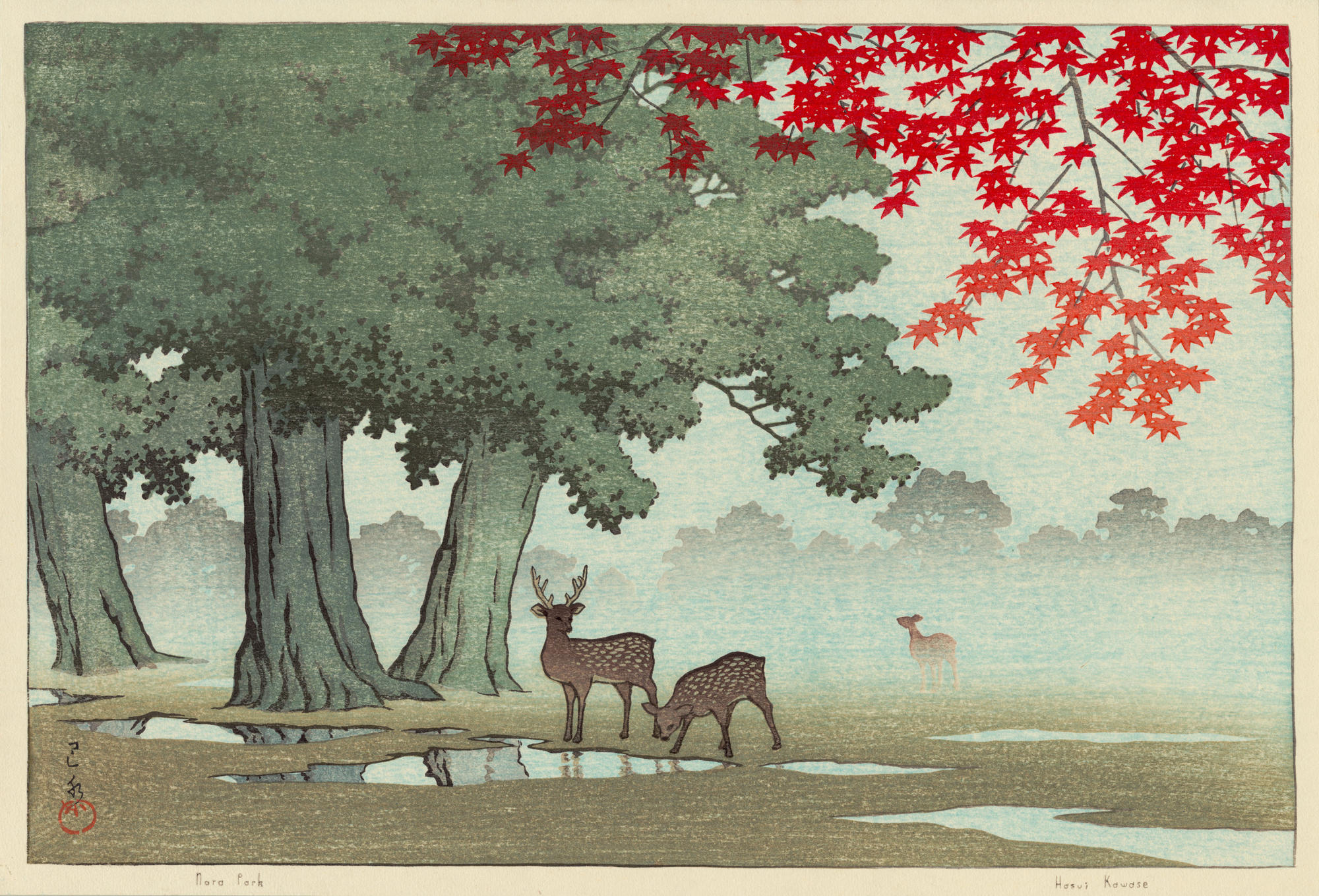 Hasui Kawase - Nara Park