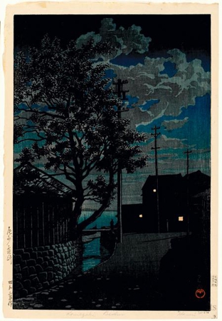 Hasui Kawase - Kamezaki, Bishü