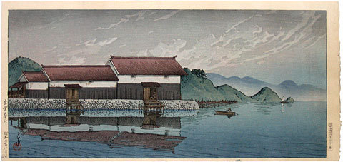 Hasui Kawase - Honjo in Izumo Province (Izumo Honjo)