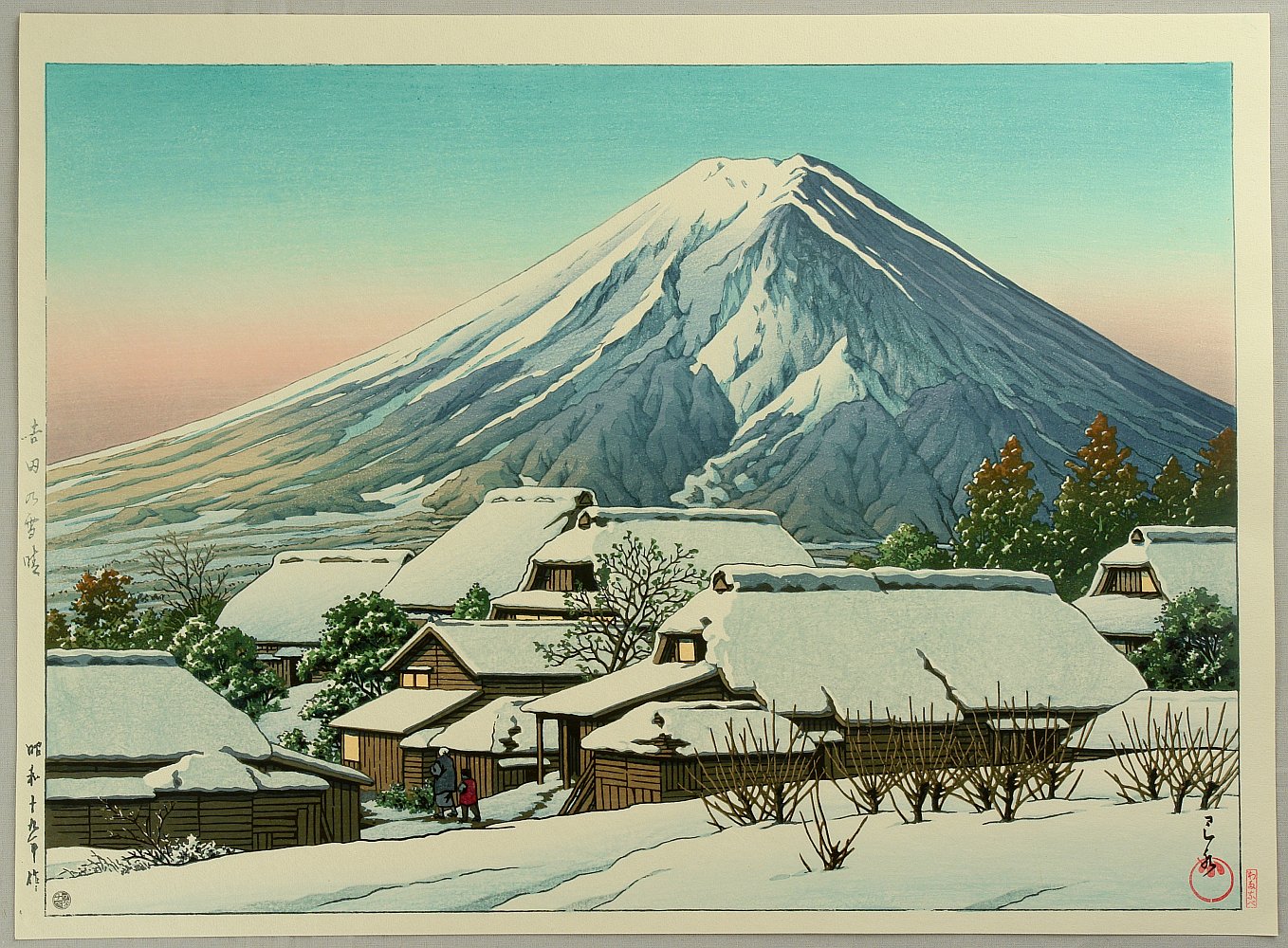 Hasui Kawase - After Snow at Yoshida