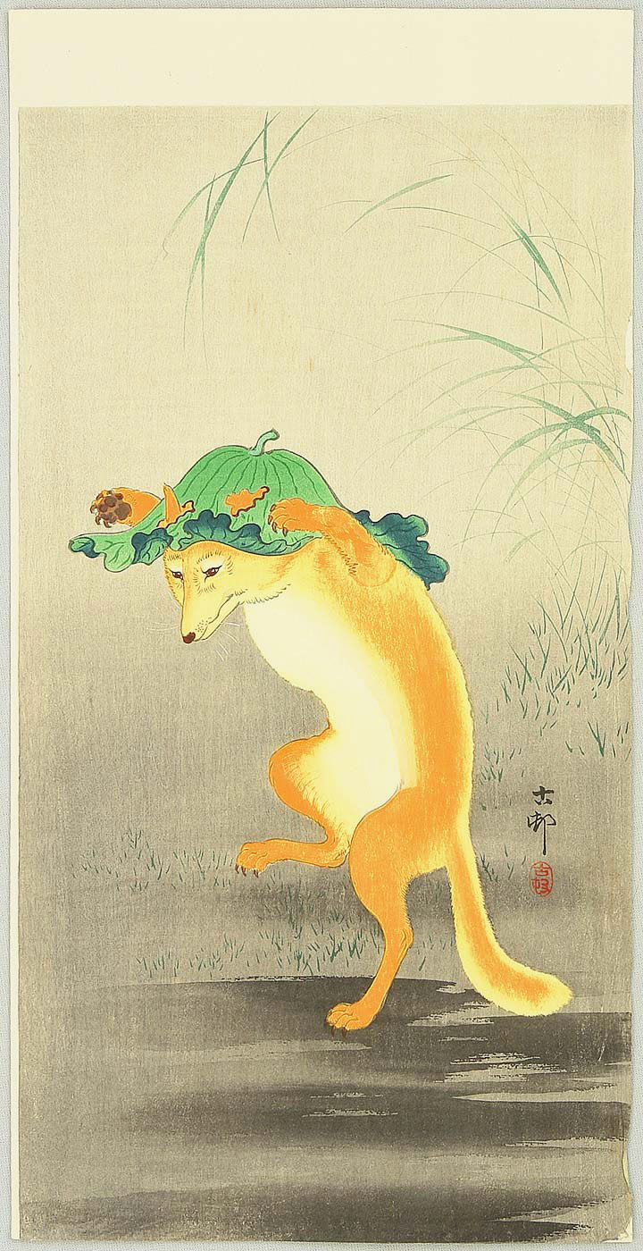 Ohara Koson - Dancing Fox