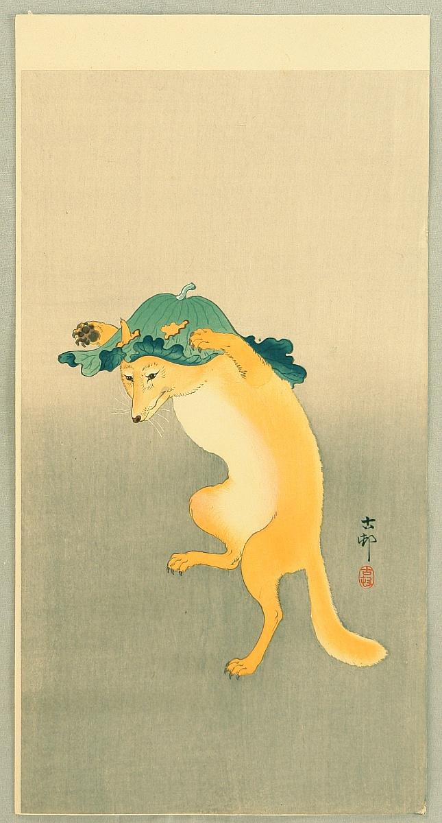 Ohara Koson - Dancing Fox