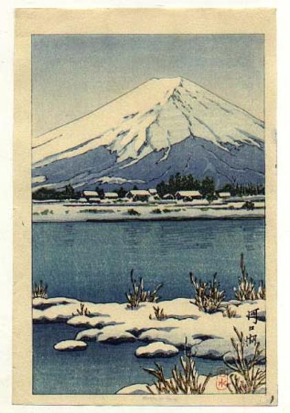 Hasui Kawase - Lake Kawaguchi