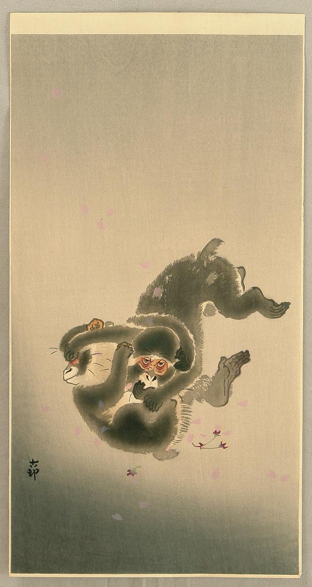 Ohara Koson - Fighting Monkeys