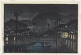 Hasui Kawase - Kinosaki in Tajima Province