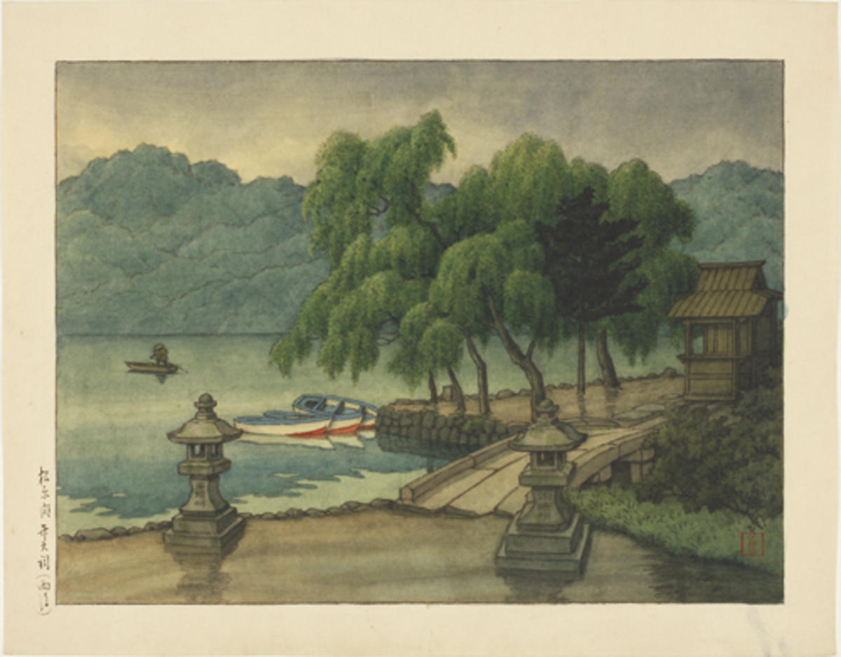 Hasui Kawase - Lake Matsubara – watercolour