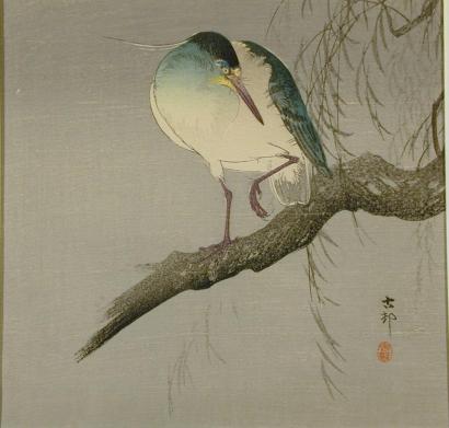 Ohara Koson - Night Heron