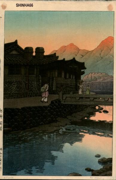 Hasui Kawase - Kaesong, Korea