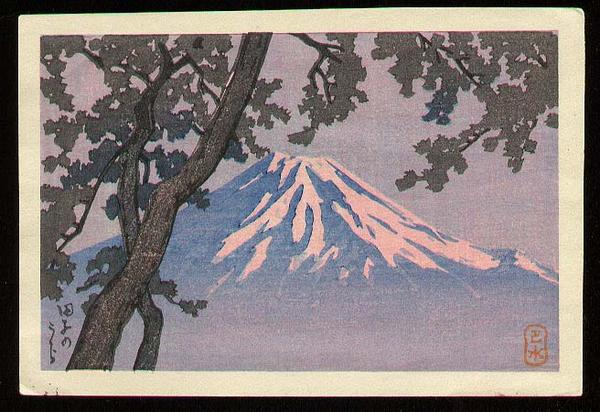 Hasui Kawase - Tagonoura- Lake Tago