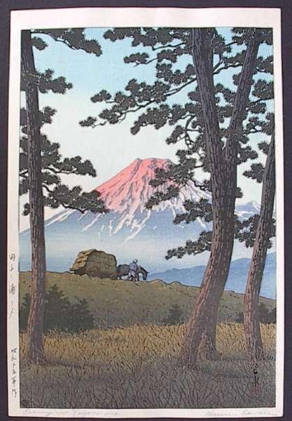 Hasui Kawase - Evening at Tagonoura — Tago no Ura no Yuu