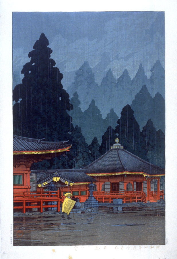 Hasui Kawase - Futatsudo in Nikko