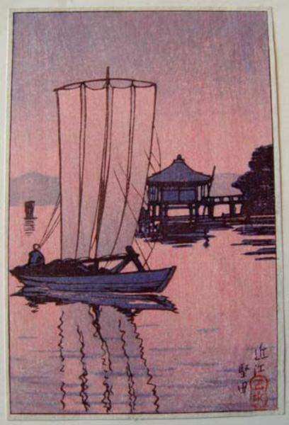 Hasui Kawase - Ohmi Ukimido