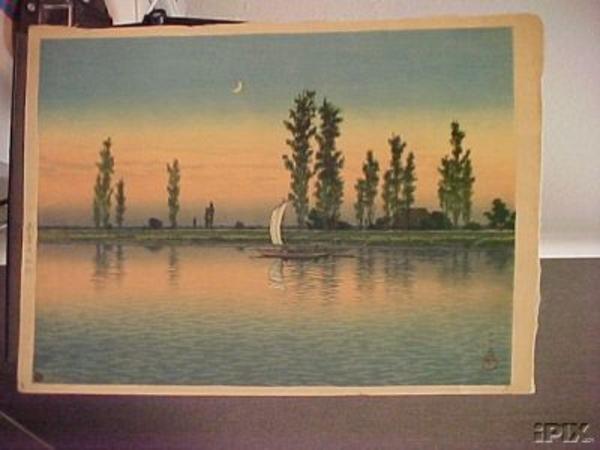 Hasui Kawase - Unknown, Early Spring at — ？？乃初秋