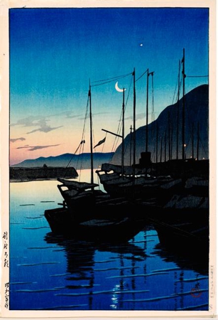 Hasui Kawase - Morning in Beppu