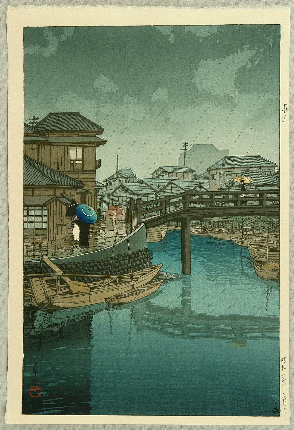 Hasui Kawase - Collection of Views of Tokaido – Shinagawa