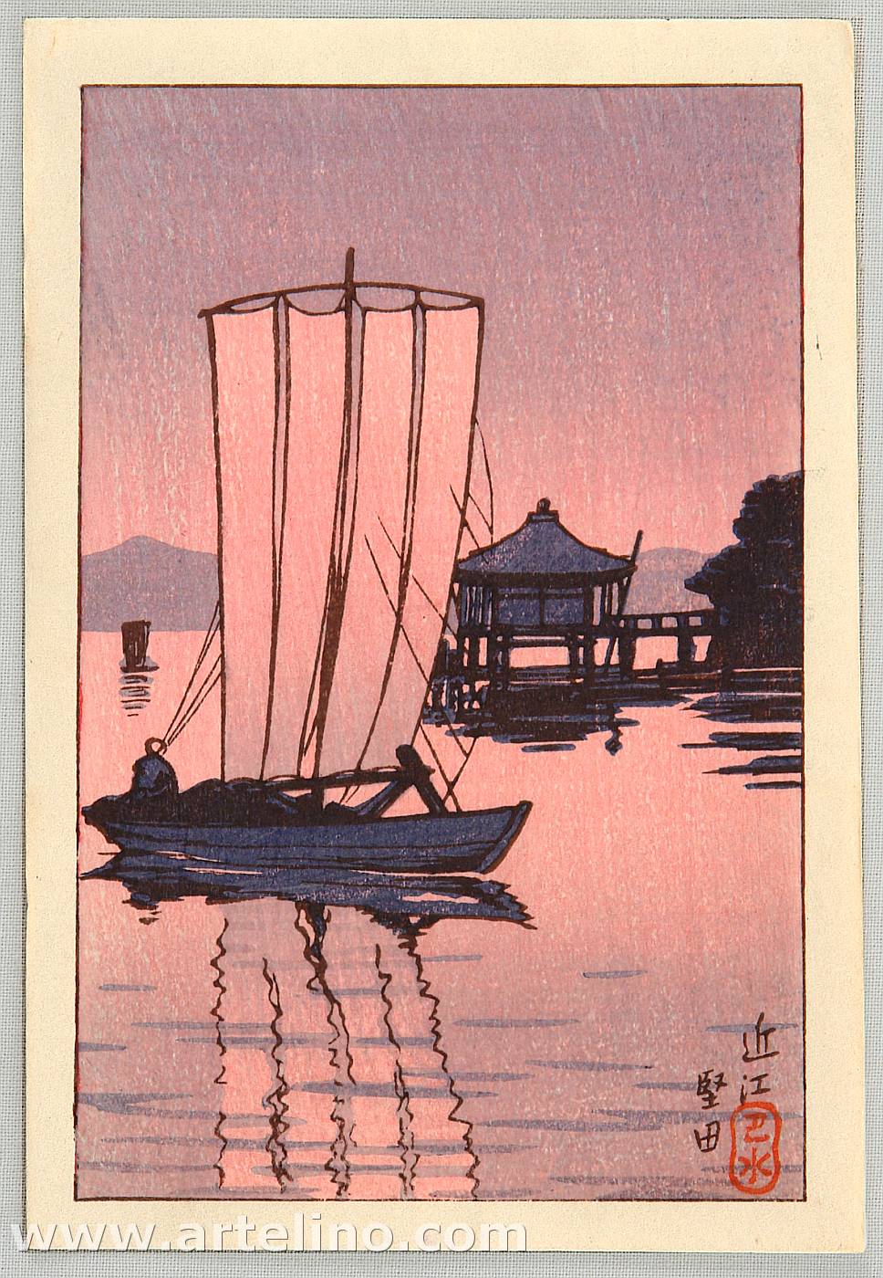 Hasui Kawase - Katada in Ohmi