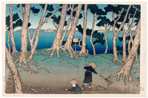 Hasui Kawase - Katsura Island, Matsushima