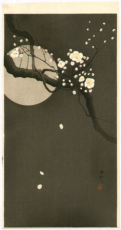 Ohara Koson - Plum Blossoms at Night