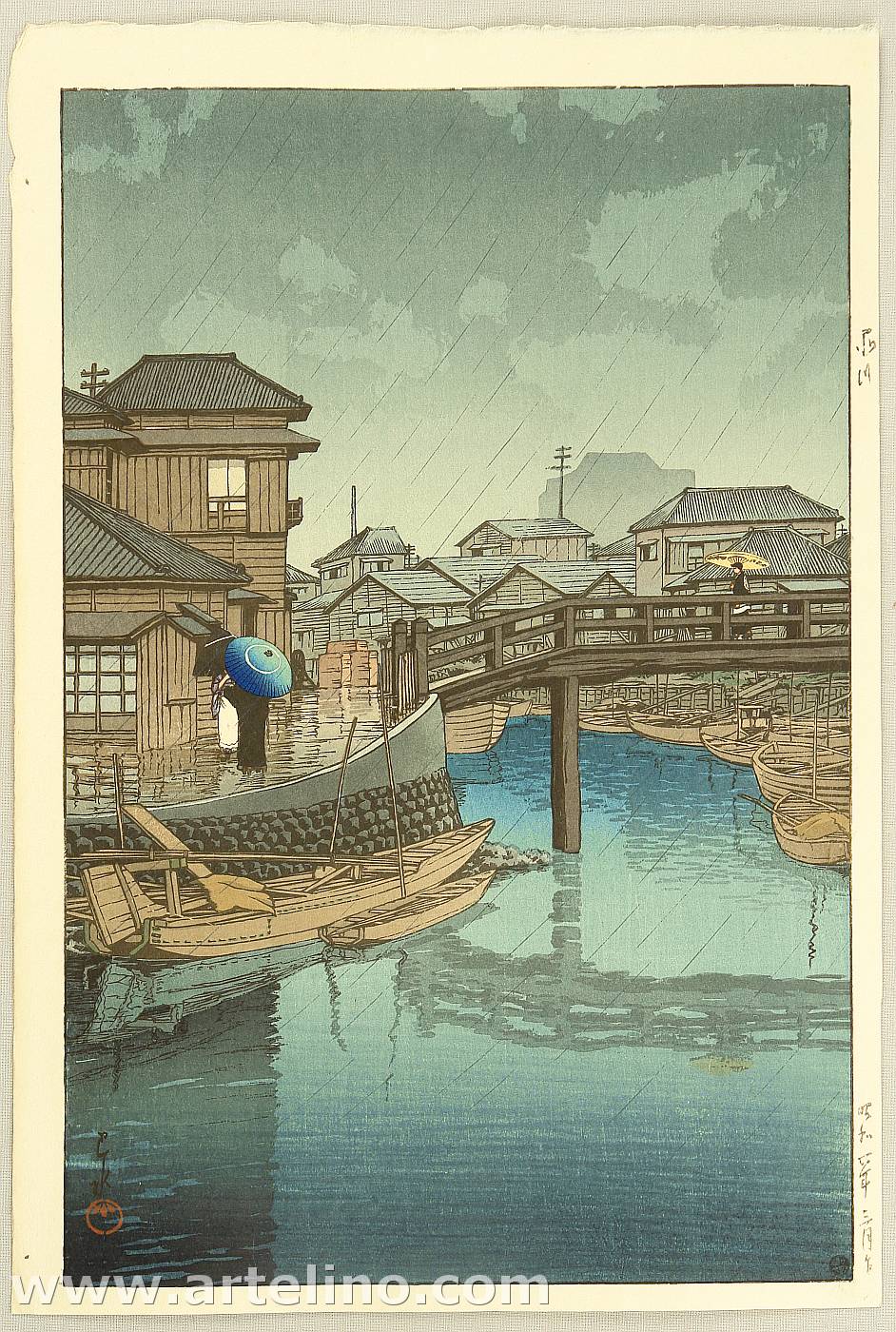 Hasui Kawase - Shinagawa