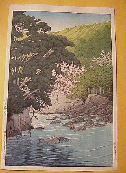 Hasui Kawase - Spring In Yugashima, Izu