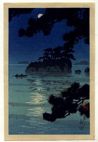 Hasui Kawase - Wedding Rocks