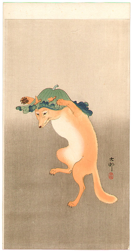 Ohara Koson - Dancing Fox