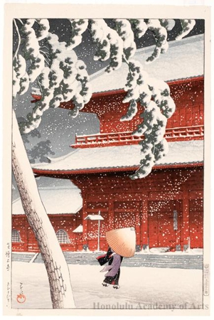 Hasui Kawase - Shiba Zöjöji Temple, Tökyö