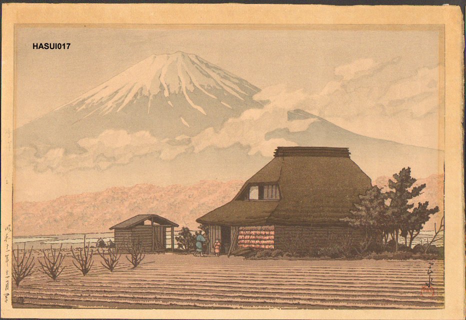 Hasui Kawase - NARUSAWA NO FUJI (Mt. Fuji, Narusawa)