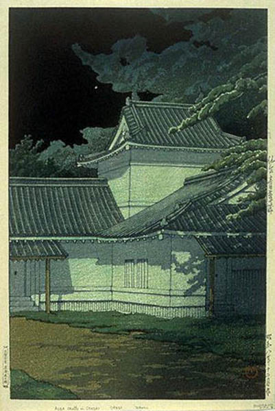 Hasui Kawase - Aoba Castle in Sendai