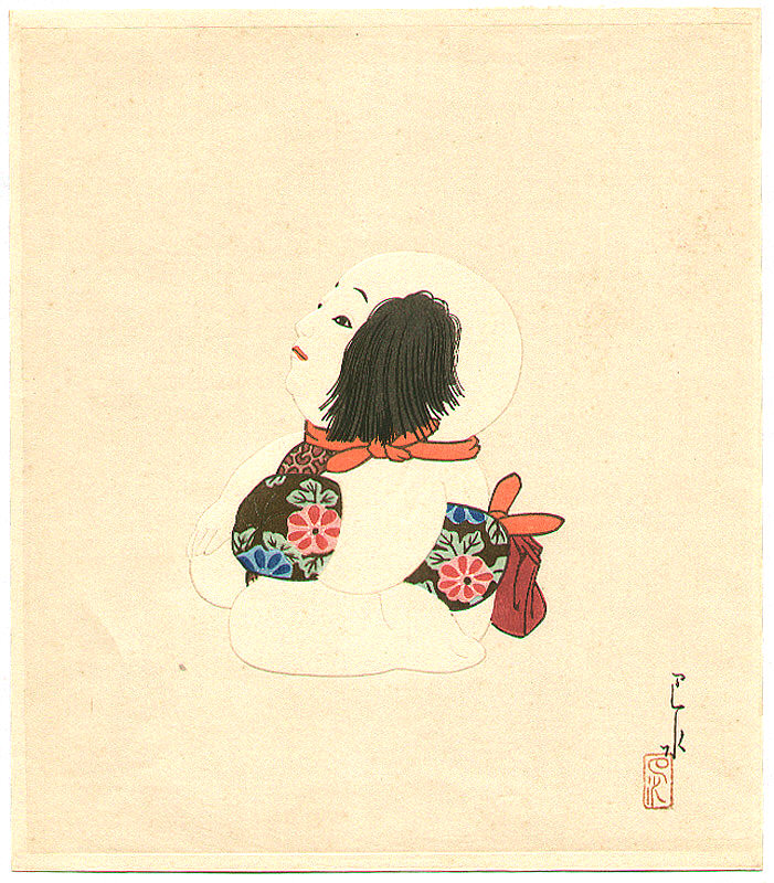 Hasui Kawase - Doll with Pillow – Doll Series