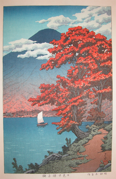 Hasui Kawase - Chuzenji Lake at Nikko