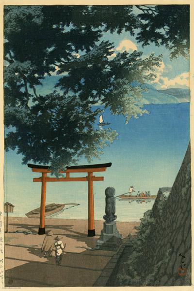 Hasui Kawase - Chuzenji, Utagahama