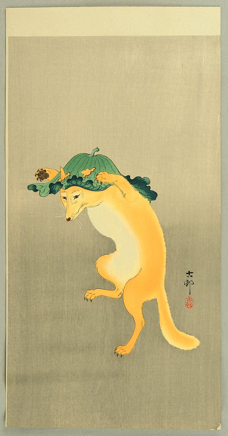 Ohara Koson - Dancing Fox