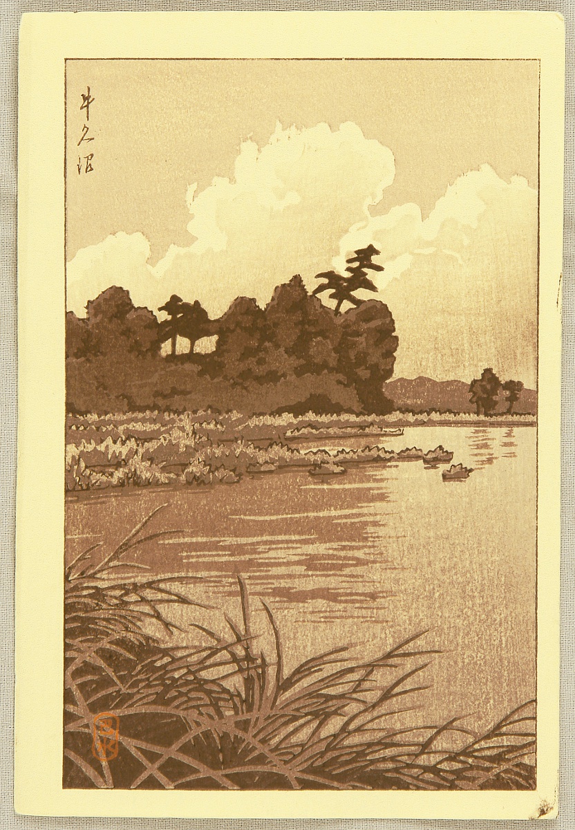 Hasui Kawase - Ushiku Marsh