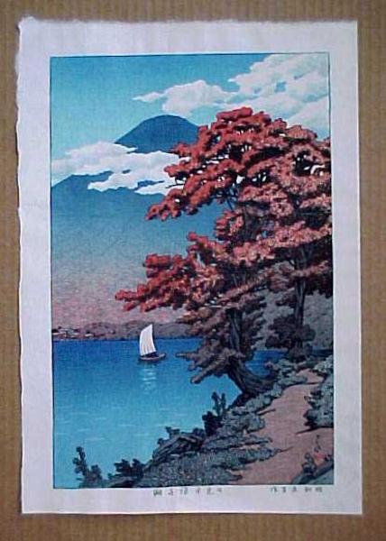 Hasui Kawase - Lake Chuzenji At Nikko