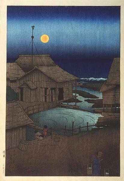 Hasui Kawase - Mishima River