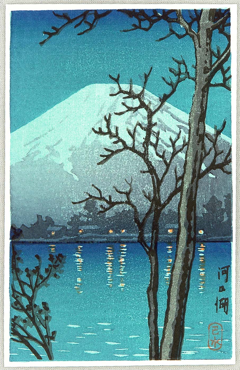 Hasui Kawase - Lake Kawaguchi