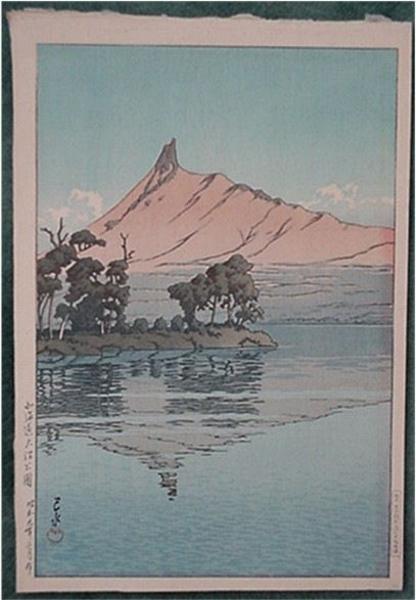 Hasui Kawase - Onuma Park in Hokkaido