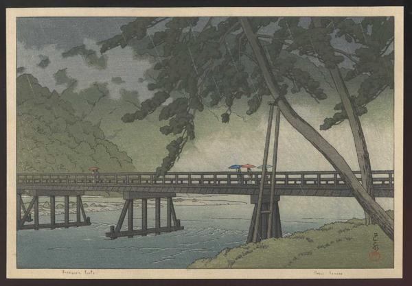 Hasui Kawase - Arashiyama Kyoto