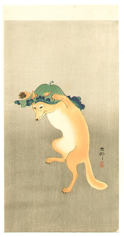 Ohara Koson - Dancing Fox