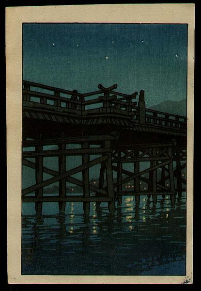 Hasui Kawase - Uji Bridge