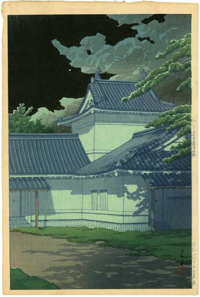 Hasui Kawase - Aoba Castle in Sendai