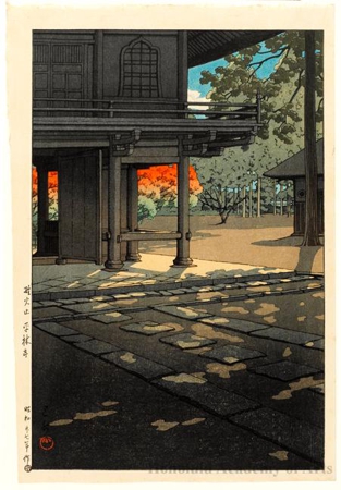 Hasui Kawase - Heirin Temple, Nobidome