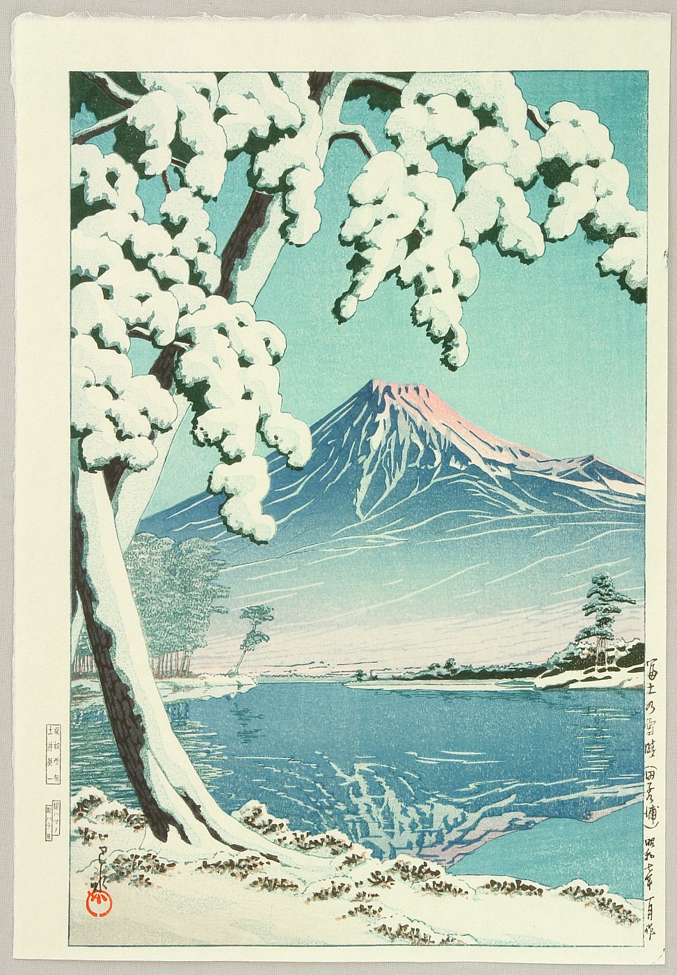 Hasui Kawase - Mt. Fuji After Snow – Tagonoura