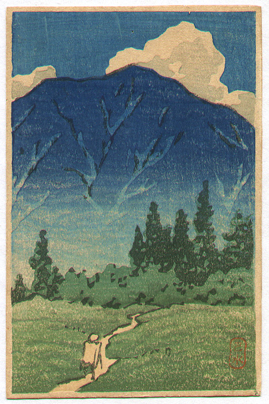 Hasui Kawase - Towards a Blue Mountain