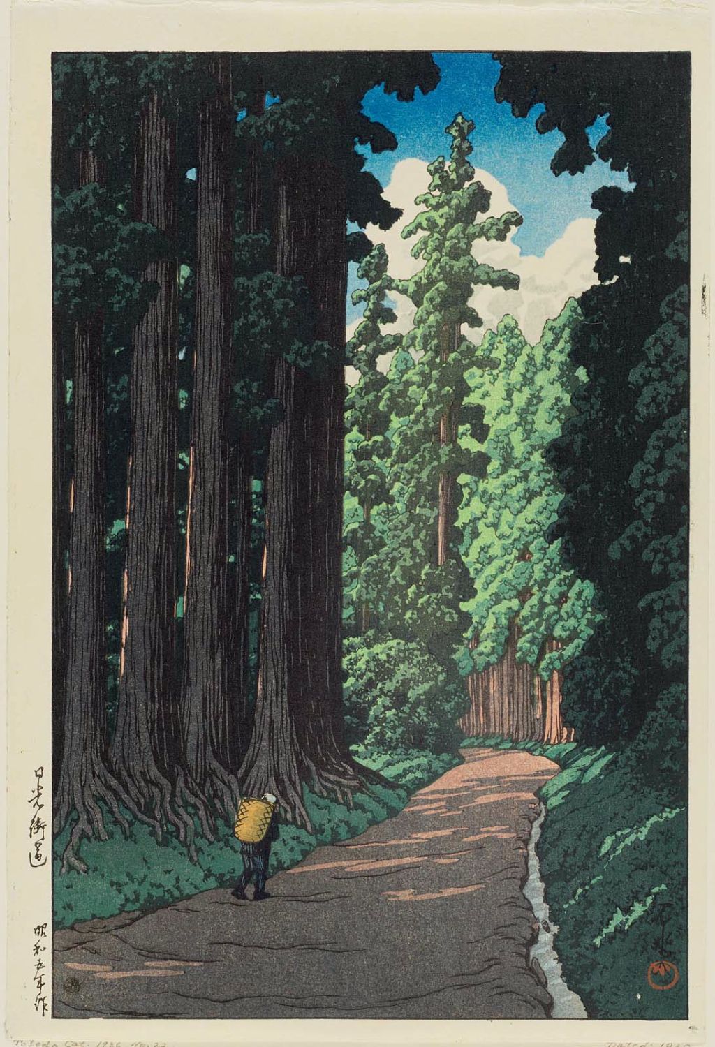 Hasui Kawase - The Road to Nikkô (Nikkô gaidô)