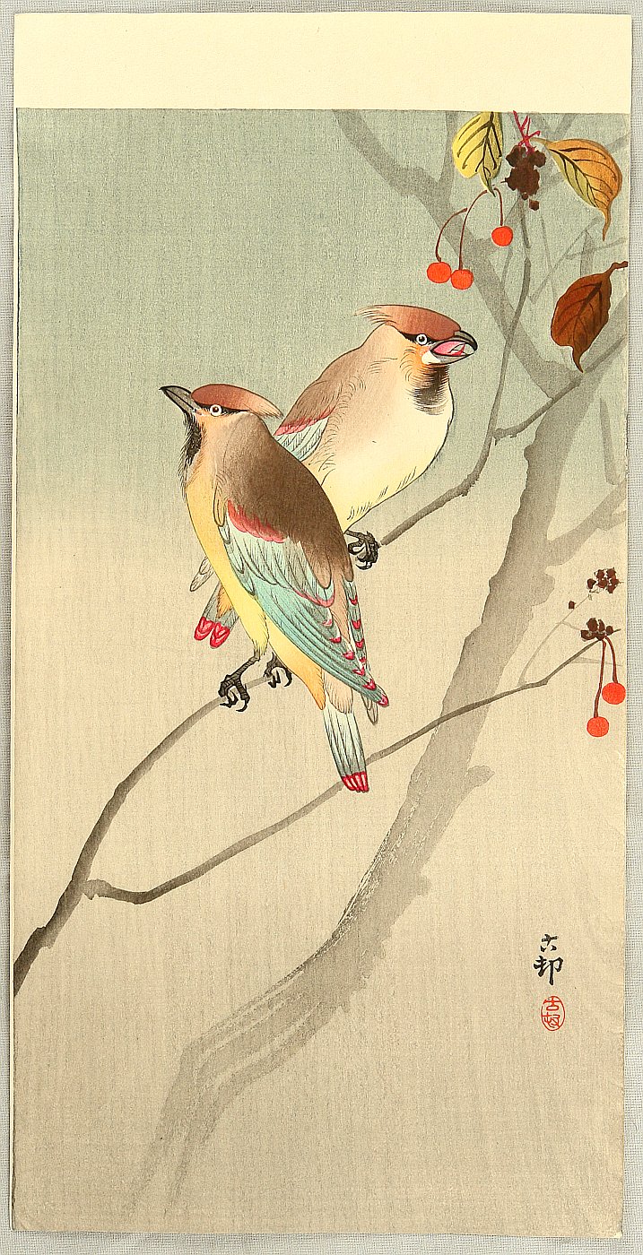 Ohara Koson - Two Birds in Autumn